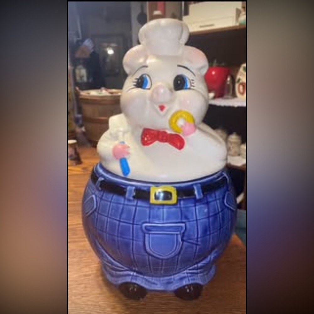 Vintage Pig Chef Cookie Jar - Picture 1 of 4